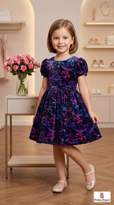 Tela de Terciopelo Estampada de Moda, Vestidos con Estampado de Lámina Premium, Kaftanes, Textiles para Prendas de Vestir, Fabricante de Telas Personalizadas OEM - Product Image 5