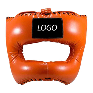 Casco de Boxeo de Media Cara Ajustable de Cuero Sintético PU de Alta Calidad, Protección Doble, Transpirable y Duradero - Product Image 2