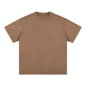 T-shirt Homme Tendance Personnalisé pour l'Extérieur, Manches Courtes, Couleur Unie, 100% Coton Tricoté, Style Streetwear - Product Image 2