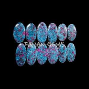 Piedras preciosas sueltas de Briolette con forma de corazón facetadas de cianita y rubí Natural de alta calidad para la fabricación de joyas, precio al por mayor - Product Image 2