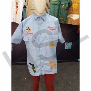 Camisa de Trabajo Personalizada con Bordado para Hombre, Manga Corta, con Botones y Múltiples Bolsillos, Camisa de Uniforme Casual - Product Image 1