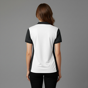 Service OEM, chemises à manches courtes pour femmes de haute qualité, respirantes, séchage rapide, vêtements de sport d'été, polos de golf 100% coton - Product Image 2