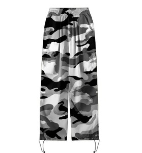 Women's Business Casual Regular Fit Cargo Pants <b>Elastic</b> Waist Solid Print Autumn <b>Work</b> Clothes for 100% Cotton Embroidery - Product Image 5