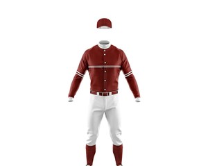 Hot Selling High Quality Men's Sportswear Baseball Uniform Set Breathable and Printed Adults Softball Uniform Wholesale Price - Product Image 1