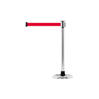 [BS-SS(RD)] Poteau de défilement à rétraction lente en matériau coréen, équipement de sécurité pour le contrôle des foules, ceinture de sécurité de décélération pour espaces publics