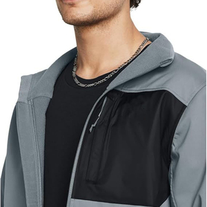 <b>Men</b>_s Softshell <b>Jacket</b> Breathable Windproof Quick Dry ODM 100_ Polyester <b>Long</b> - Product Image 2