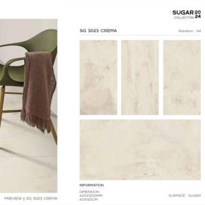 กระเบื้องพอร์ซเลนคุณภาพส่งออก ขนาด 60x120 ซม. แผ่นใหญ่ สำหรับงานตกแต่งภายในหรูหราและโครงการเชิงพาณิชย์ - Product Image 1