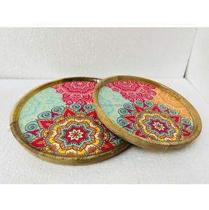 Bandejas Redondas de Diseño Rústico para Restaurantes y Hoteles de un Exportador Indio a los Mejores Precios - Product Image 3
