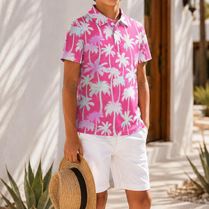 Polos de Golf Clásicos para Jóvenes, Corte Atlético, Tacto Suave, Material de Secado Rápido, para Golf al Aire Libre, Estilo Cómodo para el Día a Día - Product Image 3