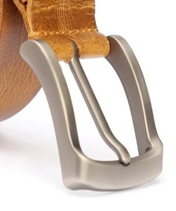 Ceintures de luxe personnalisées pour hommes en cuir véritable avec boucle en alliage, vente en gros OEM, boucle ardillon de bonne qualité pour 2026 - Product Image 2
