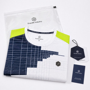 Quick Dry Team Top Custom Padel Jersey Pearl White Acid <b>Lime</b> Quick Dry Micromesh Sublimation Team Shirt OEM - Product Image 5