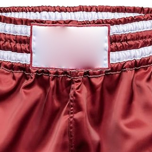 Tenue de kickboxing thaïlandaise courte pour femmes et hommes, personnalisable avec logo, matériaux légers, vente en gros, haute qualité, professionnelle, sur mesure - Product Image 2