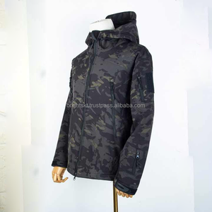Veste de chasse imperméable pour homme, camouflage, coupe-vent, doublée en polaire, pour l'hiver, pour la chasse en plein air - Product Image 3