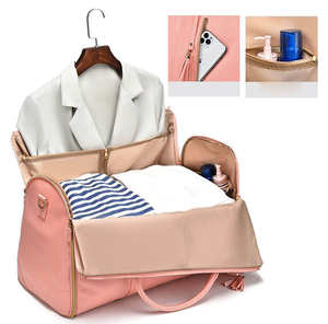 Sac de sport et de voyage unisexe en tissu Oxford imperméable, léger, grande capacité, extensible, tendance, avec fermeture éclair - Product Image 5