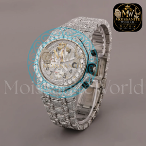 Montre analogique à cadran rond très demandée avec boîtier en acier inoxydable durable et bracelet en silicone blanc, disponible au meilleur prix d'exportation - Product Image 2