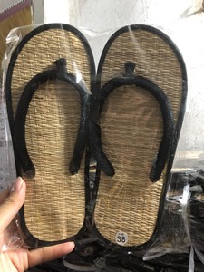 Pantuflas de Hojas de Palma Ecológicas de Alta Calidad, Ligeras y Cómodas, Calzado de Interior para Uso Diario en Hoteles y en el Hogar, Modelo Blue Lotus - Product Image 5