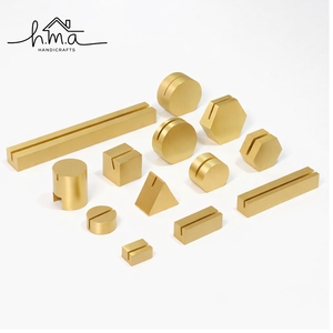 Modern Brass Photo <b>Card</b> Holder Set Minimalist Metal Desk <b>Card</b> Stand Memo <b>Card</b> Display Holder Office <b>Table</b> <b>Card</b> Stand Collection - Product Image 1