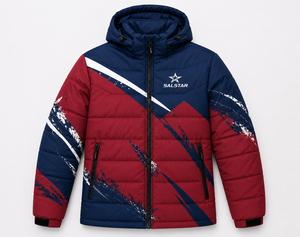 Men Winter Latest Fashion Puffer Jacket Custom Printed Hooded Quilted Down Jacket <b>Waterproof</b> Outdoor Warm Fashion Casual <b>Coat</b> - Product Image 1