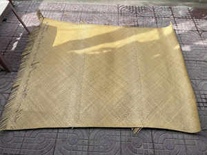 Natural Woven Seagrass Waterproof Durable Portable Travel Pet Mat Handwoven Animal <b>Bed</b> Chew Resistant Training <b>Pad</b> Custom Size - Product Image 3