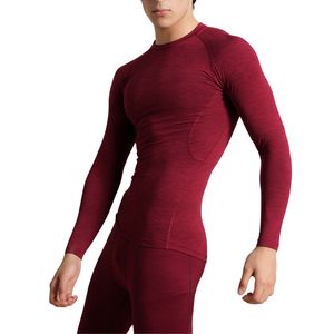T-shirt de sport pour homme à compression haute élasticité, séchage rapide, anti-transpiration, protection contre les éruptions cutanées, vente en gros OEM - Product Image 5