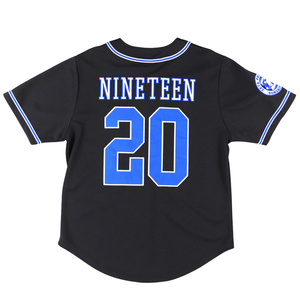 Maillot de baseball noir Zeta Phi Beta ZPB avec broderie de lettres grecques, chemise boutonnée pour femme, vêtement sportif universitaire, vêtement haut de gamme - Product Image 2
