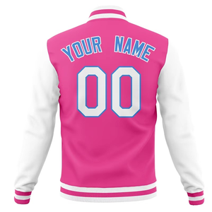 New High Ranking <b>Men's</b> Custom Winter <b>Varsity</b> <b>Bomber</b> <b>Jacket</b> with Embroidery Stand Collar Front Logo Plus Size for <b>Men</b> - Product Image 6