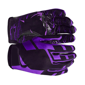 High Quality Genuine Leather <b>Baseball</b> Batting <b>Gloves</b> Hook Loop Closure Quick-Dry Breathable for Adults for Training - Product Image 3