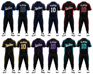 Custom Academy Baseball Uniform Full Button Jersey Pants Personalized Team Name Number Performance Teamwear OEM Wholesale - Product Image 2