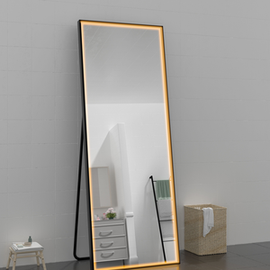 Aluminum Alloy Full Length Body Floor Mirror Wall Hanging Fitting Mirror - Product Image 2
