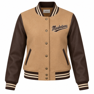 Chaqueta Varsity Corta para Mujer con Logotipo Personalizado y Bordado de Alta Calidad, Tendencia 2026, Precio al por Mayor - Product Image 5