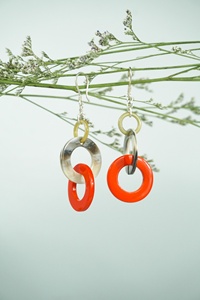 Pendientes de Cuerno de Búfalo Natural para Mujer, Joyería Artesanal para Propietarias de Boutiques y Tiendas, Diseño de Moda Único y Destacado - Product Image 3