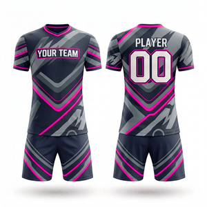 Ensembles de maillots de football personnalisés pour hommes, uniformes de football pour adultes, maillots de football - Product Image 5