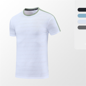 Camiseta Deportiva Personalizada de Alta Calidad para Hombre, 90% Poliéster, 10% Elastano, Cuello Redondo, Transpirable, para Correr - Product Image 2