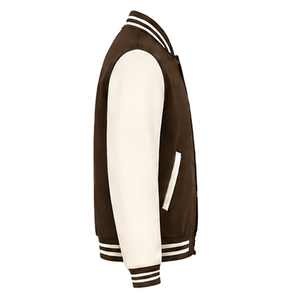 OEM Customizable Men's Varsity <b>Jacket</b> with Stand Collar Front Logo Eco-Friendly Breathable Winter <b>Jacket</b> High Quality Wholesale - Product Image 4