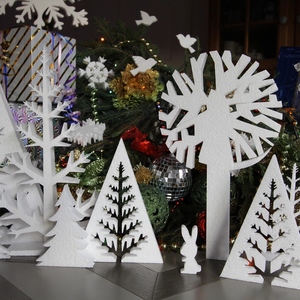New design Sustainable Wooden DIY Christmas <b>Tree</b> Eco Friendly Christmas <b>Tree</b> Wooden Christmas <b>Tree</b> Decoration Handmade - Product Image 6