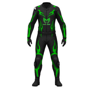 Combinaison de course en cuir noir et violet sur mesure, faite à la main, pour motards - Équipement moto homologué CE, prix de gros Pakistan - Product Image 6