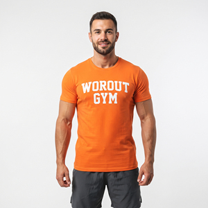 <b>Men's</b> Slim Fit Muscle Tee Casual 100% Cotton Workout O-Neck <b>T</b>-<b>Shirt</b> Gym Fitness Wear Streetwear <b>Summer</b> <b>T</b>-<b>Shirt</b> <b>Men</b> - Product Image 5