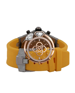 Reloj de Lujo con Diamantes Moissanite VVS para Hombre, Reloj de Pulsera de Acero Inoxidable Completamente Cubierto de Diamantes - Product Image 4