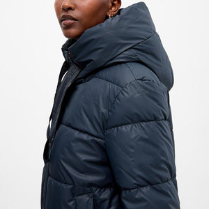 Customized Patchwork Winters <b>Long</b> <b>Coat</b> Puffer Jacket <b>Women</b> Wool Inner Reversible Fashion Longline Warm Thick Jacket Bubble <b>Coat</b> - Product Image 3