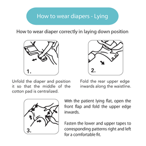 Absorba Nateen Soft (Couches pour adultes - 10 pièces par paquet) Taille moyenne - Product Image 2