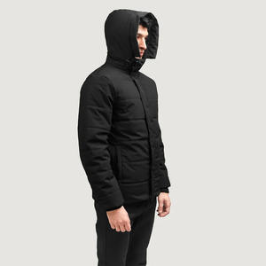 Nouvelle arrivée : veste matelassée à capuche respirante et élégante, très vendue, veste d'hiver noire légère et chaude, idéale pour le froid. - Product Image 3