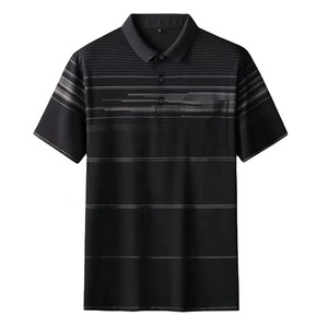 Chemises décontractées pour hommes sur mesure, grandes tailles, respirantes, tricotées, écologiques, séchage rapide, infroissables, avec entoilage thermocollant - Product Image 1
