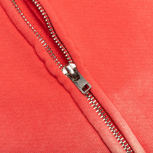 Men's Coral Satin Hooded Zipper <b>Sweatshirt</b> Regular Fit Casual Autumn Wear - Product Image 4