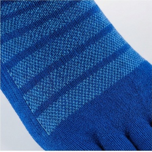 Chaussettes de sport d'été pour hommes, bleues, à 5 orteils, rayées, tricotées, respirantes, en Spandex et Polyester - Product Image 5