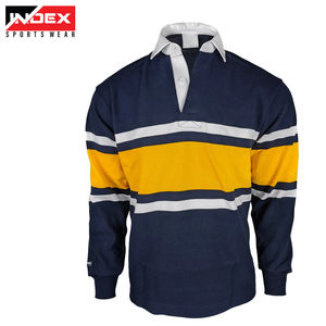 Maillot de rugby professionnel pour hommes, vente en gros, OEM, ODM, uniforme d'équipe personnalisé, t-shirt de sport respirant à séchage rapide - Product Image 5