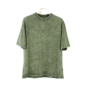 Camisetas de Mujer con Lavado Ácido, 100% Algodón, Diseño Personalizado, Ropa de Verano, Corte Regular, Manga Corta, Transpirable y Ecológica - Product Image 1
