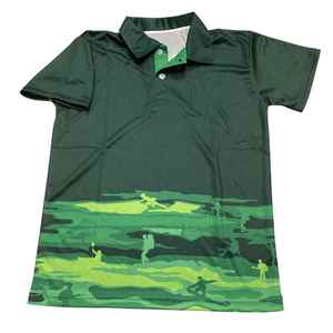 เสื้อโปโลแขนสั้นลายการ์ตูนไดโนเสาร์สีชมพูสำหรับผู้ชาย ดีไซน์ลำลอง ระบายอากาศได้ดี - Product Image 2