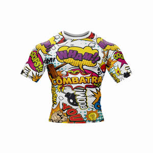 <b>Long</b> <b>Sleeve</b> Custom Compression Jiu Jitsu Kimono Full Printing MMA BJJ Rash Guards for Boxing Rash Guard Fight Wear Shirt - Product Image 5
