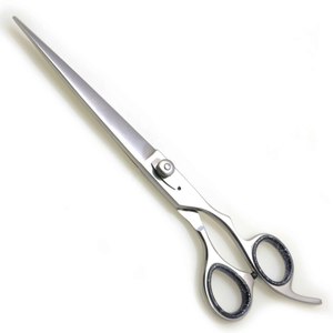 Tijeras Profesionales de Peluquería Canina de Acero Inoxidable con Recubrimiento Negro de 8.0 Pulgadas, para Diestros, Punta Afilada, Mango Mediano - Product Image 3