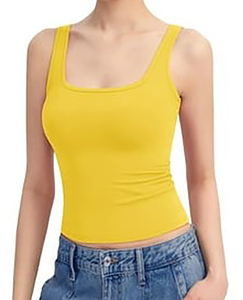 Débardeur d'été en dentelle pour femme, coupe ajustée, respirant, imprimé animal, décontracté, avec logo frontal, 100 % coton, vente en gros - Product Image 6